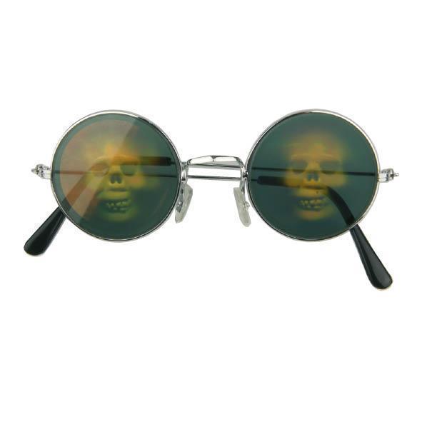 verkoop - attributen - Brillen - Hippie bril hologram doodskop